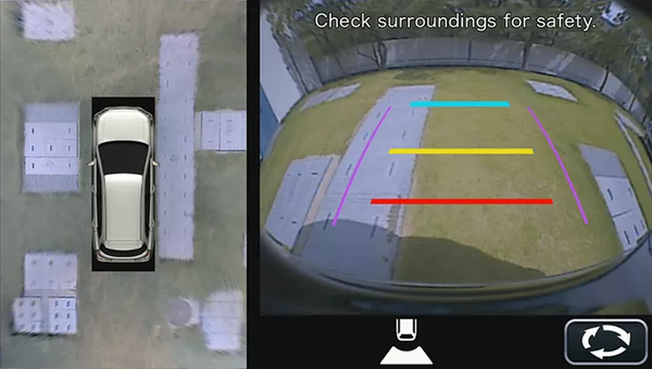 Suzuki S-Cross 360 camera view