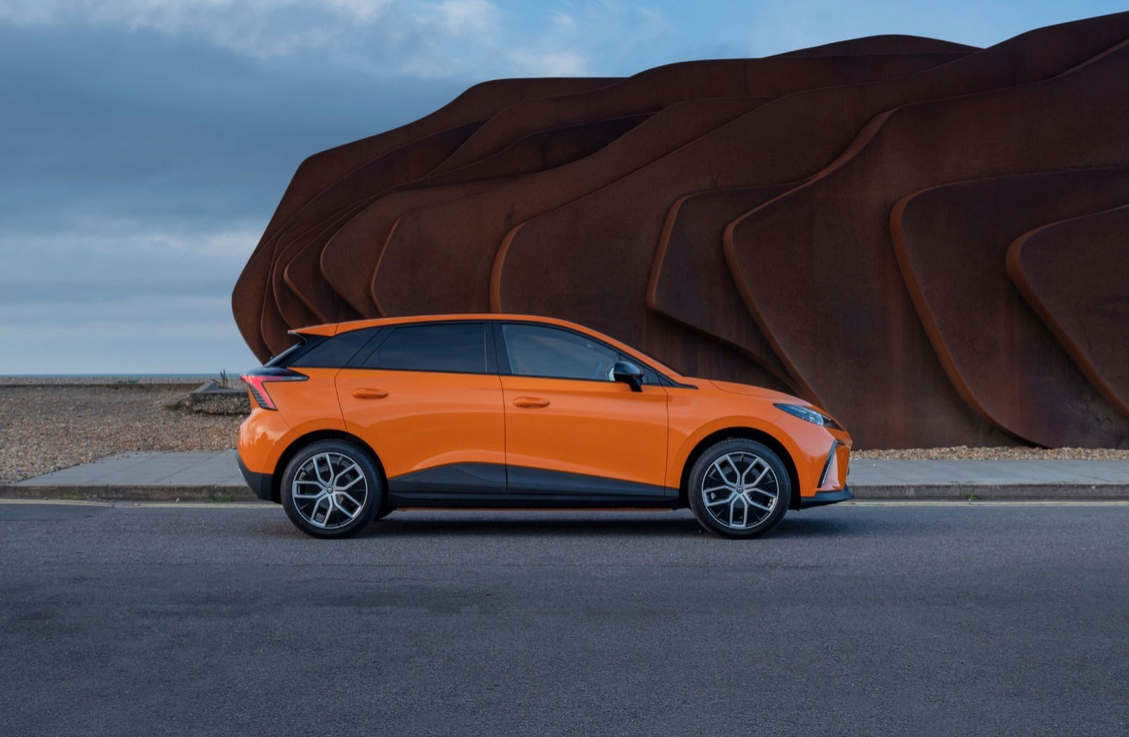 MG4 EV Test Drive In The Northwest at Chapelhouse