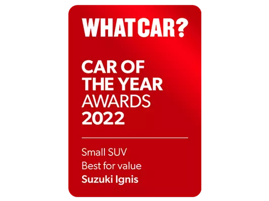 Suzuki Ignis WhatCar? Car of the year 2022 award