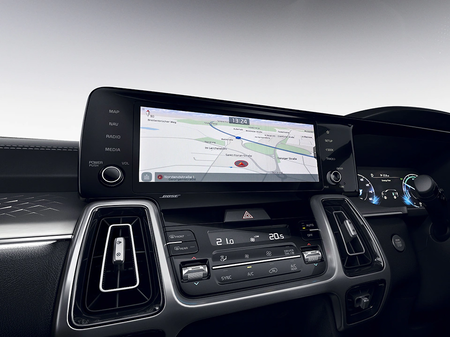 Kia Sorento touchscreen navigation