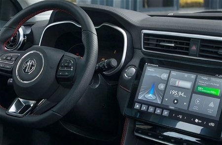 MG ZS EV Touch Screen Navigation system in the north west 