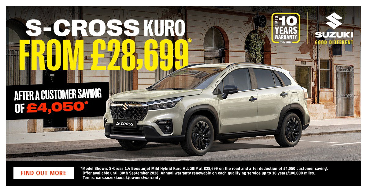 Suzuki S-Cross Available in the north west