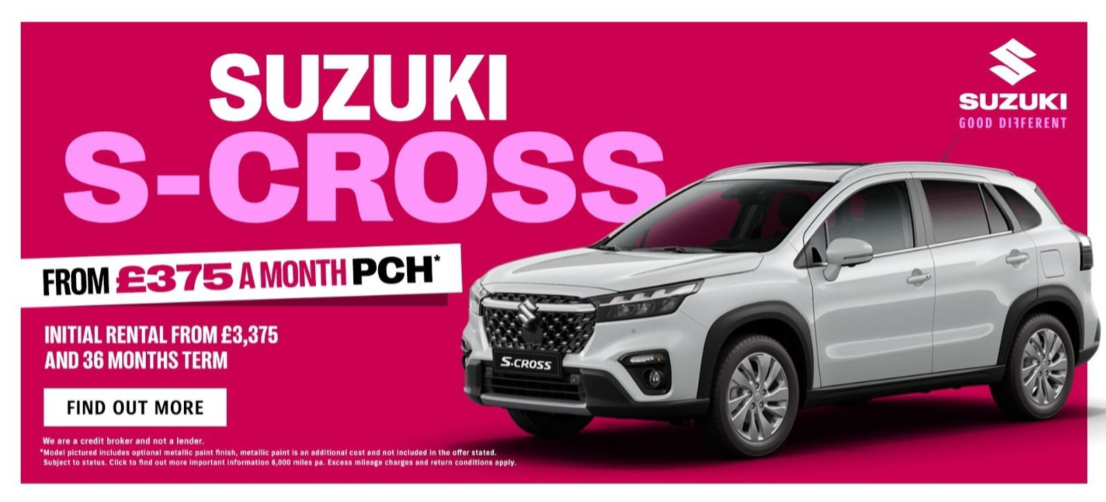 Suzuki S-Cross Available in the north west