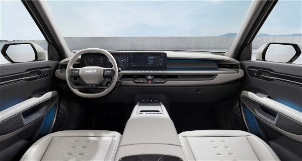 Kia EV9 Concept Car Interior Cockpit Layout