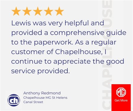Review of Chapelhouse MG St Helens