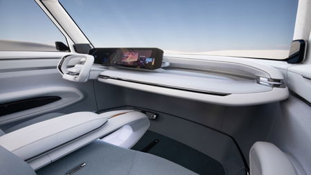 Kia EV9 concept car interior cabin space