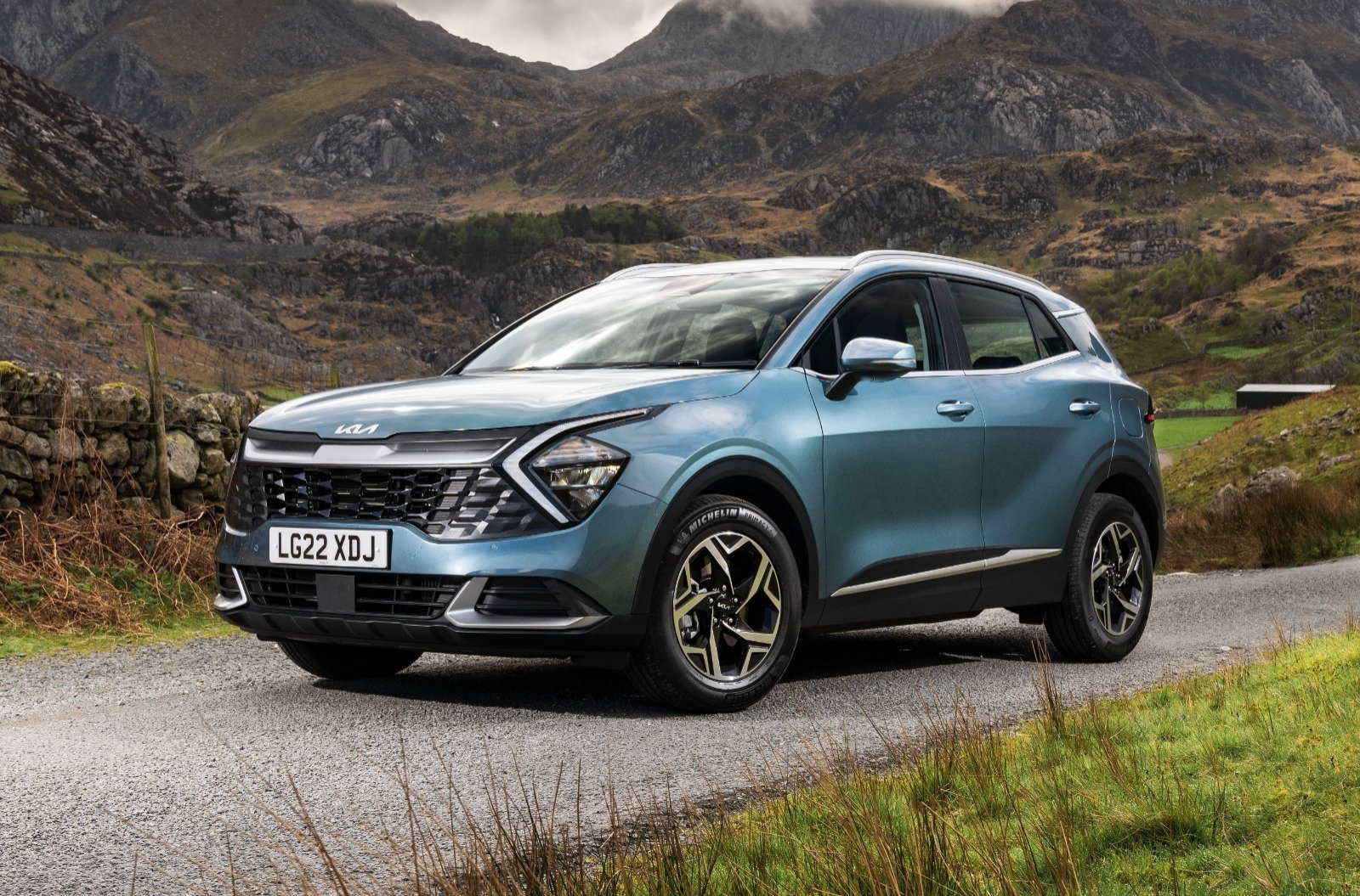 Kia Sportage in grey