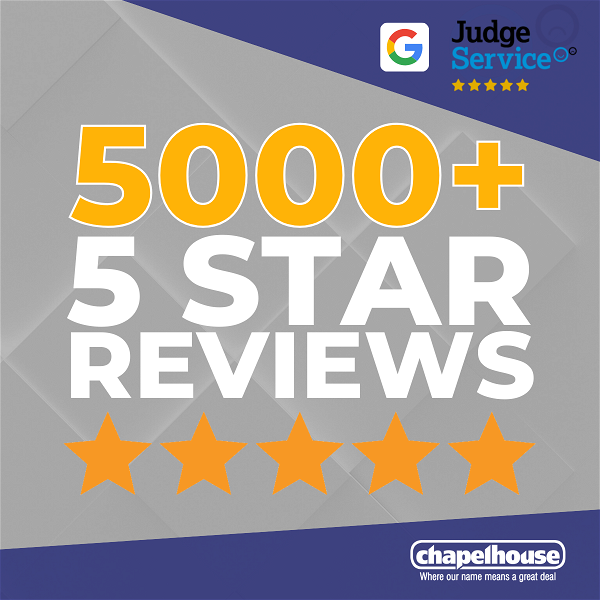 5000 5-star reviews at chapelhouse