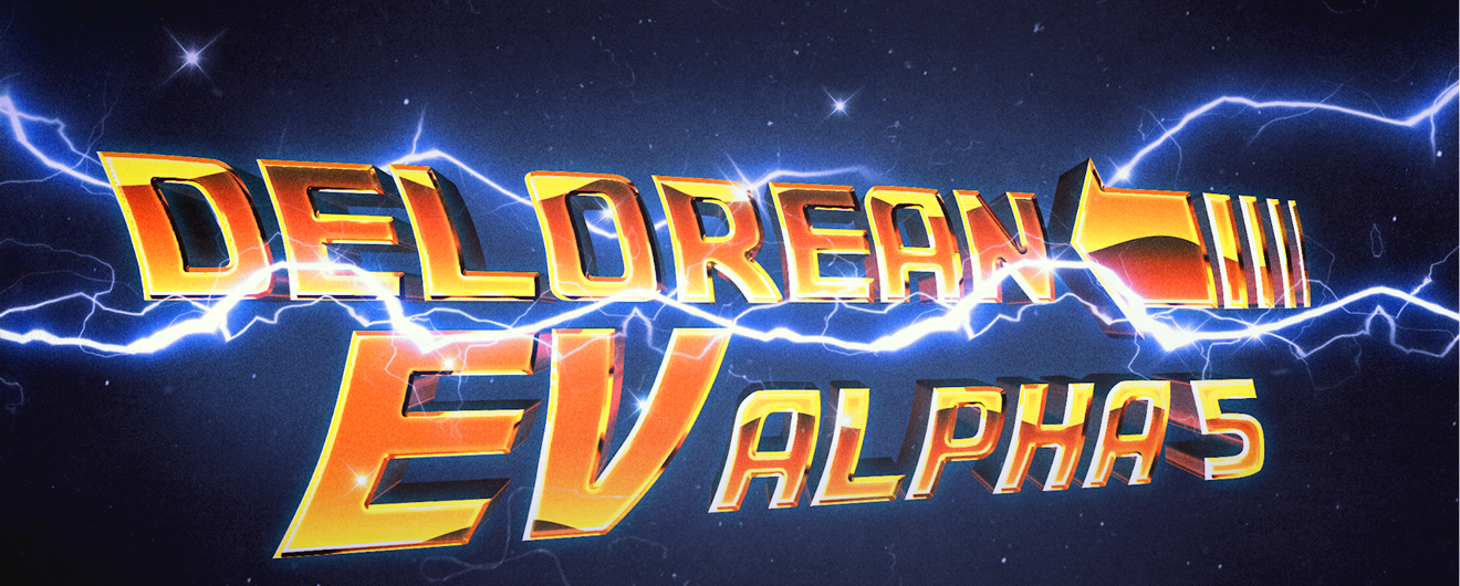 DeLorean EV Title Banner