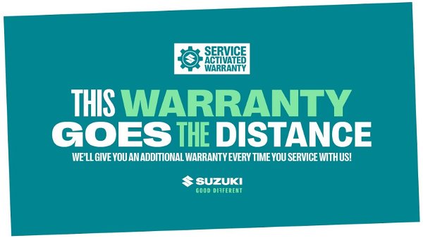 Service Activated Warranty at Chapelhouse Suzuki
