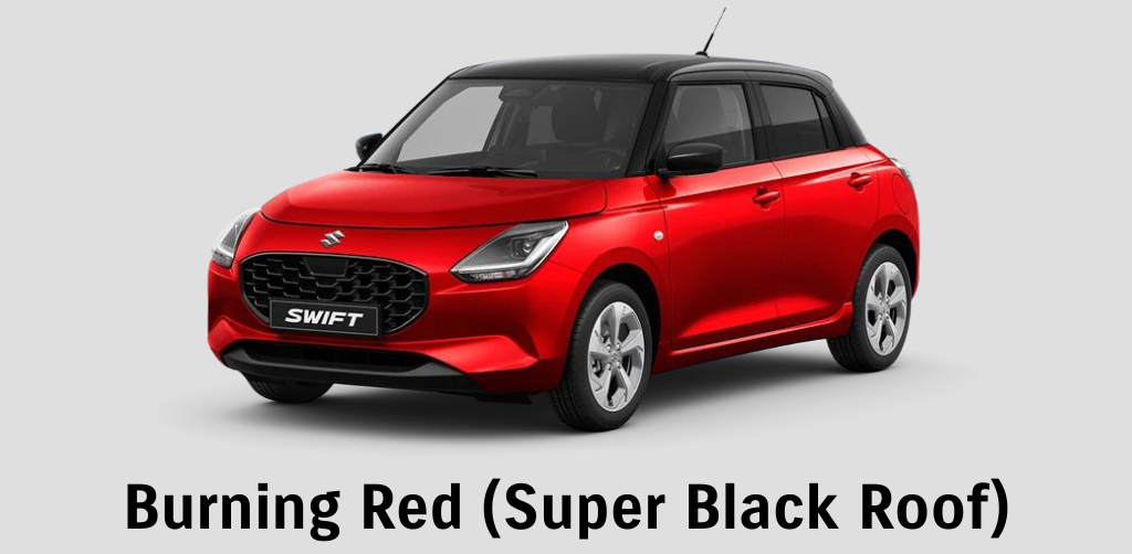 Suzuki Swift Burning Red/Super Black