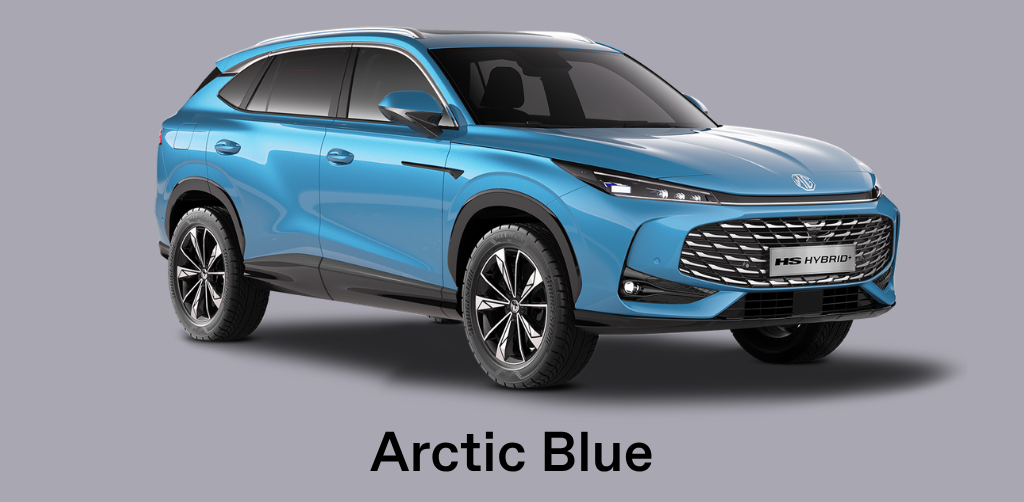 MG HS HEV Arctic Blue