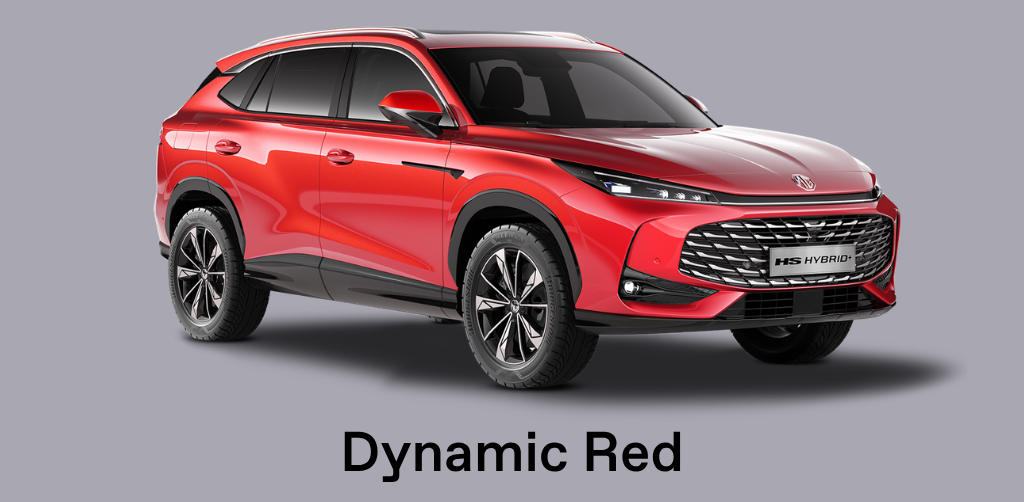MG HS HEV Dynamic Red