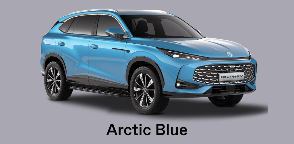 MG HS PHEV Arctic Blue