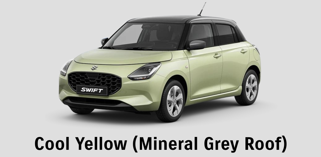 Suzuki Swift Cool Yellow/Mineral Grey 