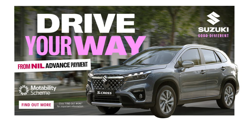 Suzuki S-Cross on Motability