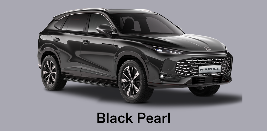 MG HS PHEV in Black Pearl