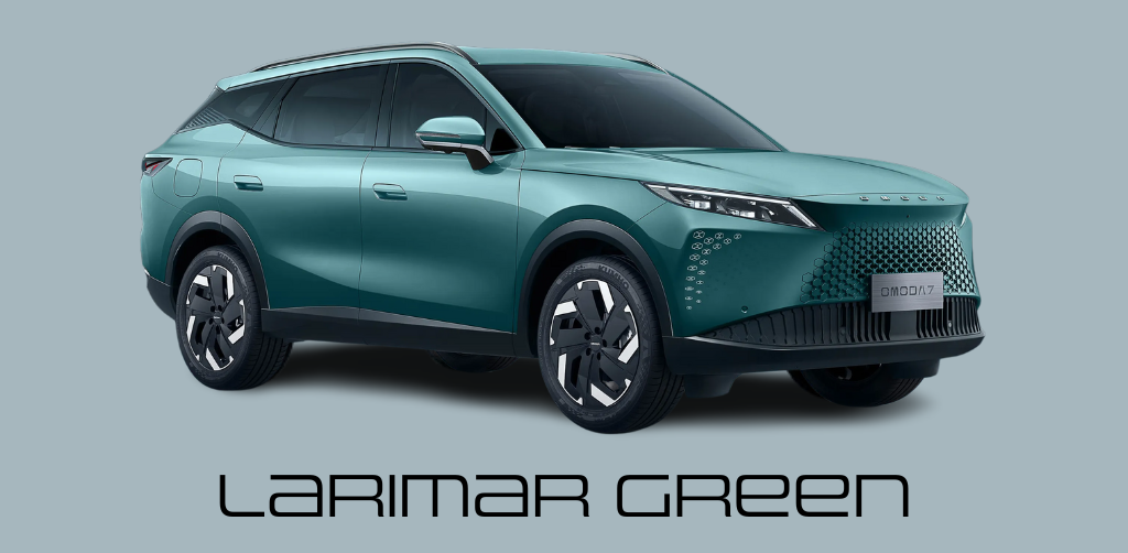 OMODA 7 in Larimar Green