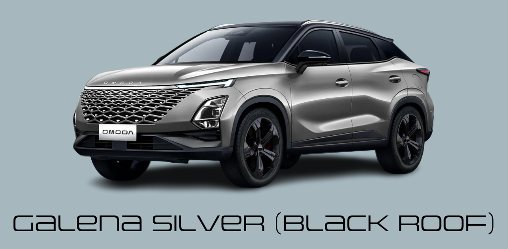 OMODA 5 Galena Silver and Black Roof