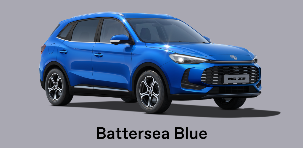 MG ZS Battersea Blue