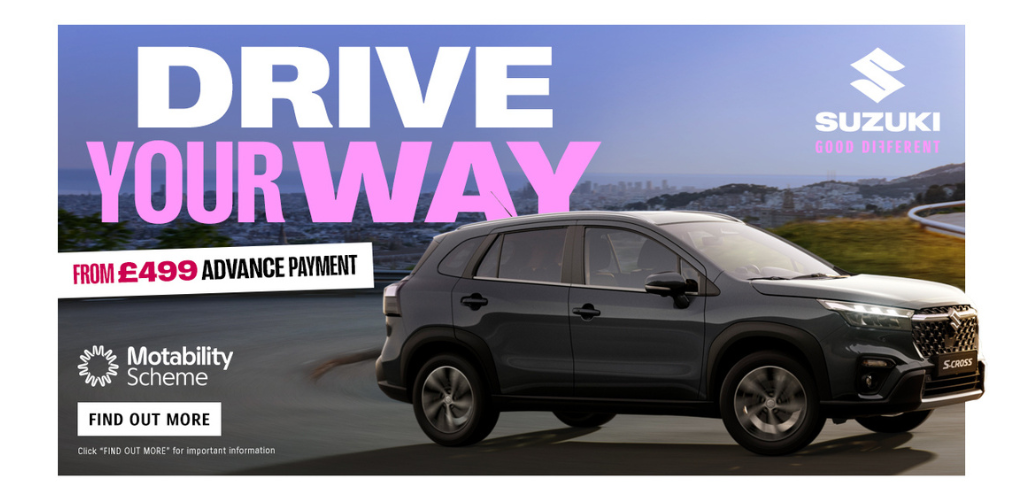 Suzuki S-Cross on Motability