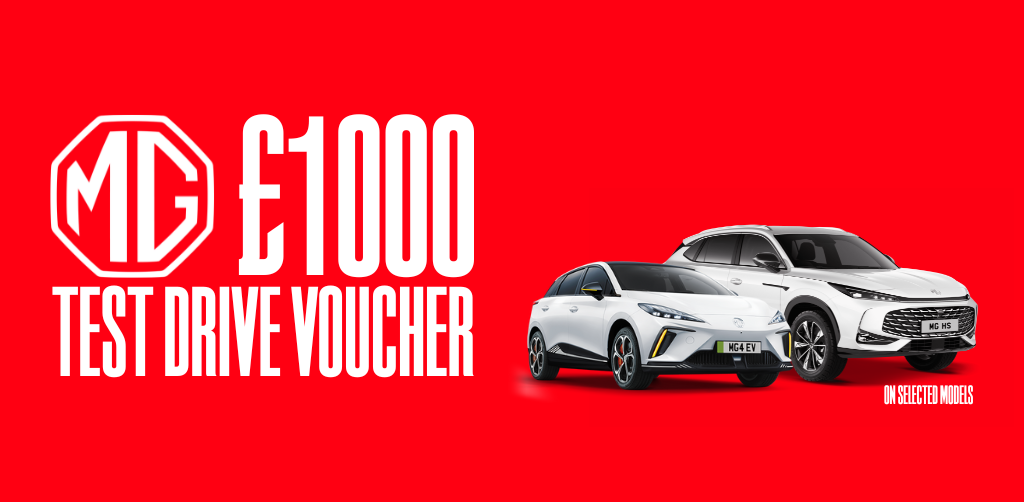 MG £1000 Test Drive Voucher