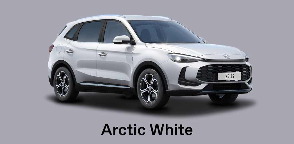 MG ZS Arctic White