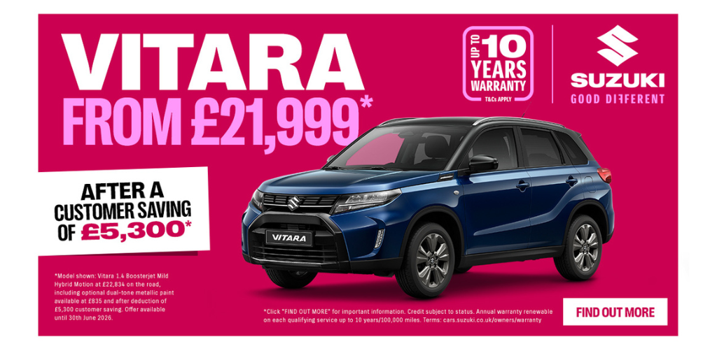 The Suzuki Vitara | Hybrid as standard at Chapelhouse