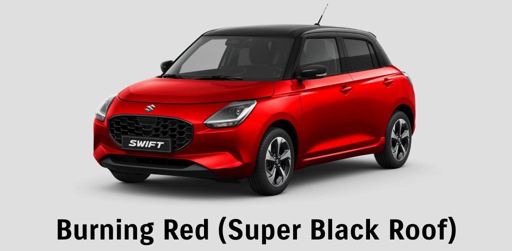 Suzuki Swift Burning Red/Black