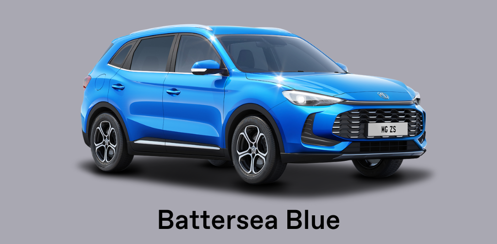 MG ZS Battersea Blue