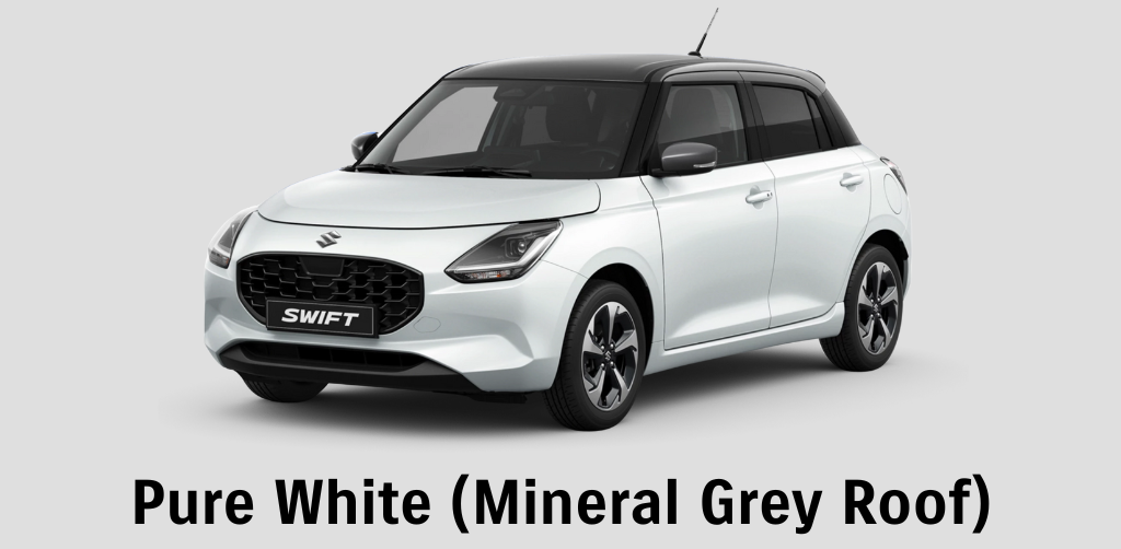 Suzuki Swift Pure White/Grey