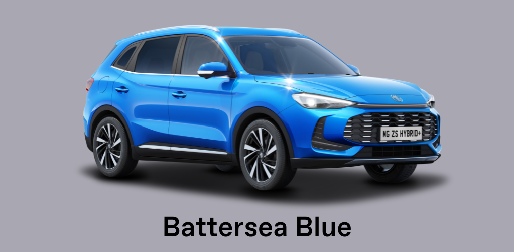 MG ZS Hybrid+ Battersea Blue