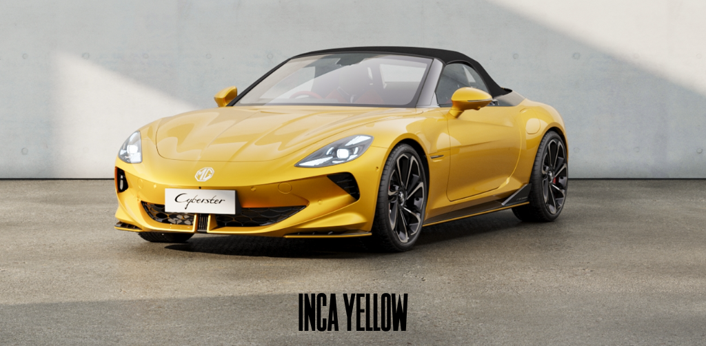 MG Cyberster in Dynamic Red