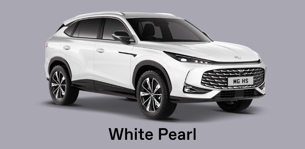 MG HS White Pearl