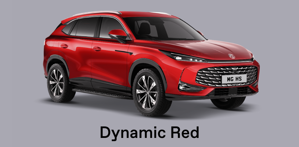 MG HS PHEV Dynamic Red