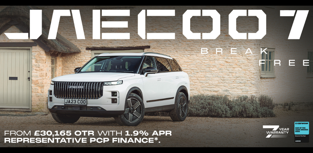 JAECOO 7 Order Now at Chapelhouse