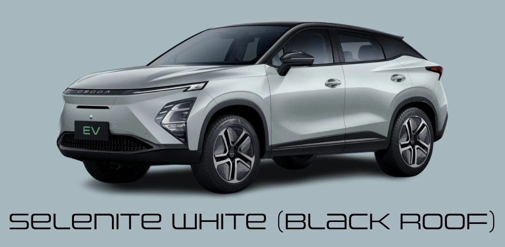 OMODA E5 Selenite White and Black Roof