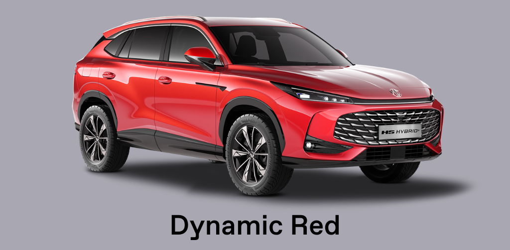 MG HS HEV Dynamic Red