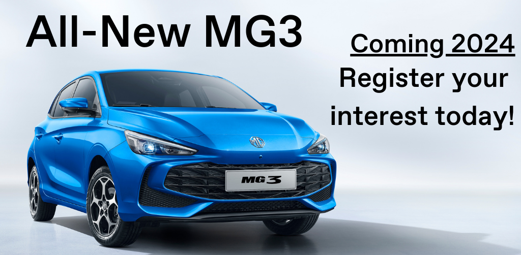All-New MG3 - Coming soon! Register your interest now!