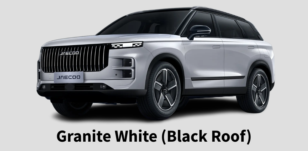 JAECOO 7 SHS Granite White Black Roof