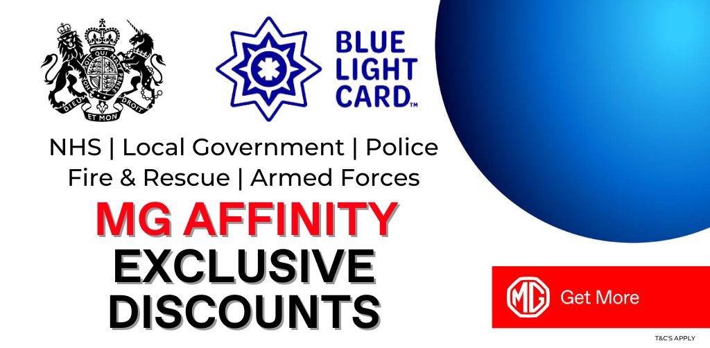 MG AFFINITY DISCOUNTS FOR BLUE LIGHT CARD AND PUBLIC SECTOR WORKERS