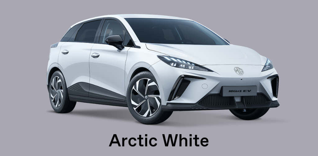 MG4 EV in Arctic White