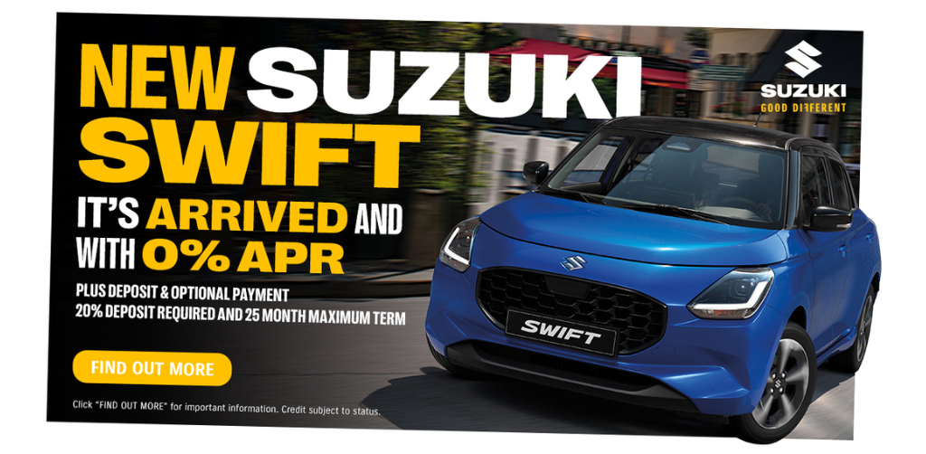 New Suzuki Swift 0% APR - Order Now