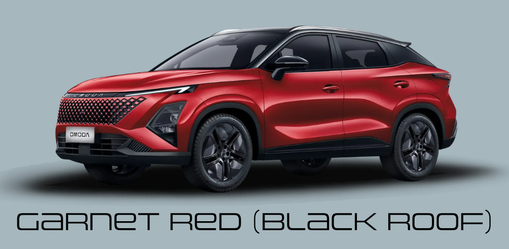 OMODA 5 SHS Garnet Red Black Roof