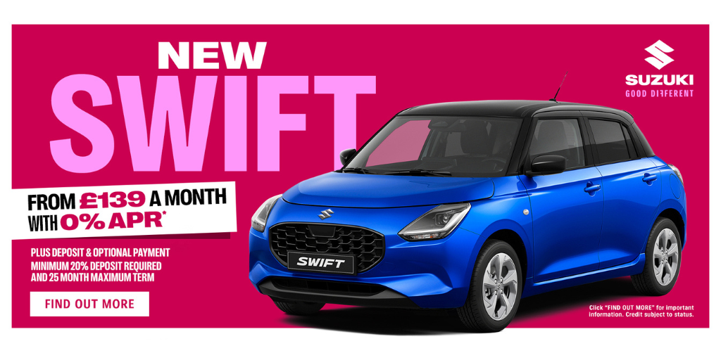 New Suzuki Swift 0% APR - Order Now