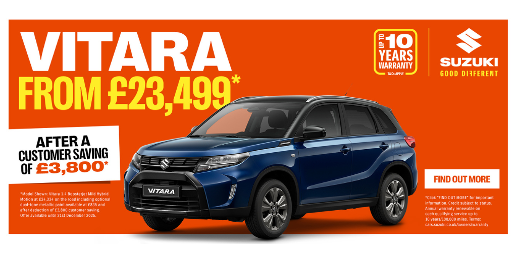 The Suzuki Vitara | Hybrid as standard at Chapelhouse